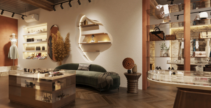 Cửa hàng thời trang với tone màu cực chill. Thiết kế - thi công trọn gói 369 design