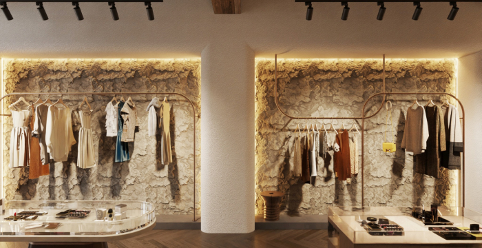 Cửa hàng thời trang với tone màu cực chill. Thiết kế - thi công trọn gói 369 design